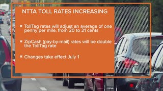 NTTA toll rates will be double for those without a TollTag [upl. by Ainat]