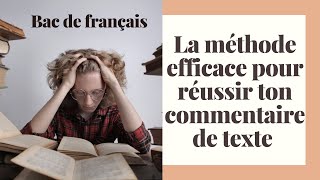 La méthode du commentaire de texte  toutes les clés pour réussir [upl. by Comptom]