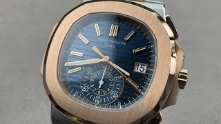 Patek Philippe Nautilus Chronograph 5980AR 59801AR001 Patek Philippe Watch Review [upl. by Arde]