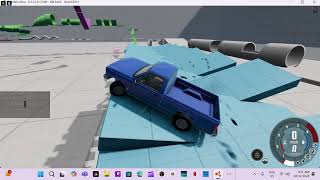 beamngdrive PARKOUR MAP MOD I MADE IT TO LEVEL3 ON LOGTECH G920WHEEL PART2 SOON 🔥🔥🔥 [upl. by Nedloh]