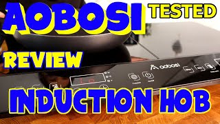 Aobosi Induction Portable Hob Review Tested Unboxed [upl. by Krischer]