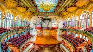 A Walking Tour of The Palau de la Música Catalana Barcelona [upl. by Ainimreh]