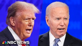 Watch the first 2024 presidential debate between Biden and Trump [upl. by Brunhilda]