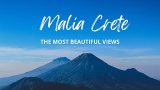 The Most Unique Moment Over Malia Crete Moutains Sunshine Vistas and Happiness [upl. by Tini]