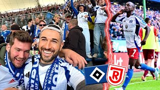 50 MEGA EKSTASE IM VOLKSPARK HSV vs Jahn Regensburg Stadionvlog [upl. by Raouf]