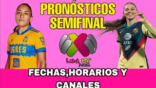 SEMIFINAL LIGA MX FEMENIL APERTURA 2023 FECHAS HORARIOS Y CANALES [upl. by Ecertal506]