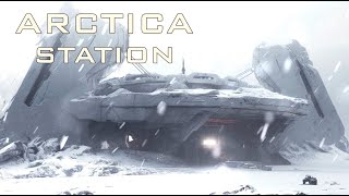 ARCTICA STATION 2035  Gentle amp Relaxing Snowy Ambient Soundscape  Sound Of Icy Wind [upl. by Ailsa]