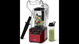 CRANDDI Quiet Blender 2200 Watt Commercial Blenders for Kitchen Review [upl. by Elum]