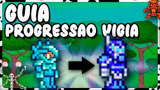 GUIA DE PROGRESSÃO DO VIGIA ARQUEIRO – DO HARDMODE AO PRÉGOLEM – TERRARIA 1449  MIMOSINHA [upl. by Oettam]