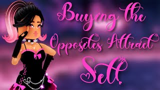 BUYING THE NEW OPPOSITES ATTRACT SET  Roblox Royale High [upl. by Cirtemed]