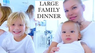 Join Us For Our Large Family Dinner wTHE MOM OF 10 [upl. by Htbazile]