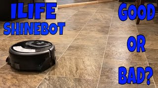 ILIFE Shinebot W400s Mop Mopping Robot Scrubbing  INITIAL REVIEW amp DEMO Is it another CRAPPY Robot [upl. by Opal]