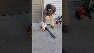 Stihl BG86 Leaf Blower  Test for Auction [upl. by Niall]