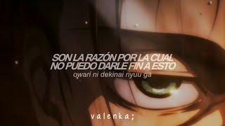 Shingeki No Kyojin  ED 6  Shock  Sub Español amp Romaji AMV [upl. by Yorker277]