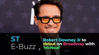 Robert Downey Jr to debut on Broadway with McNeal [upl. by Norted]