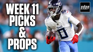 NFL Week 11 Picks Updates Props and Best Bets  Drew amp Stew [upl. by Denyse]