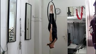 Pencil Under the Hoop  Aerial Hoop Tutorial [upl. by Haymes]