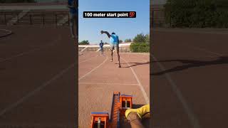 100 meter start point  200 meter running  viral video  athletics  army training  Olympic [upl. by Roman]