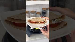 Crepas veganas receta fácil  Mixi 🌱🤤 [upl. by Gram]