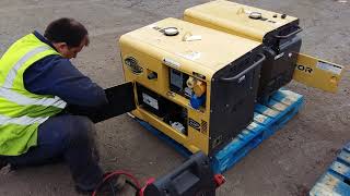 Kipor KDE 6700TA Diesel Generator no 3 video 2 [upl. by Vories]