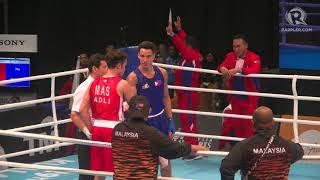 SEA Games 2017 Boxer John Marvin wins light heavyweight gold [upl. by Sumedocin433]