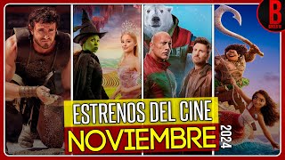 ESTRENOS del CINE NOVIEMBRE 2024  Películas que se Estrenan en Noviembre 2024 [upl. by Clareta]