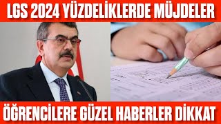 LGS 2024 Yüzdelik dilim ve Taban Puanı MÜJDELERİ Güzel olacak [upl. by Erskine]