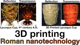 3D Printing the Lycurgus Cup ancient roman dichroic cup [upl. by Nemad]