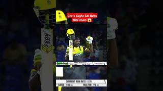 Chris Gayle 54 Balls 100 Runs 😱😱shorts short cpl [upl. by Ambler]