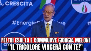 VITTORIO FELTRI LO STRAORDINARIO INTERVENTO CHE COMMUOVE GIORGIA MELONI [upl. by Anec440]