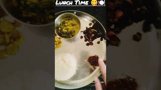 Its lunch time 😋😍Share Urs 😀shorts food recipe viralvideo [upl. by Sordnaxela]