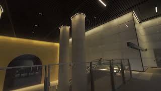 Gadigal Metro Station  Sydney Australia  Driverless trains [upl. by Nirol838]