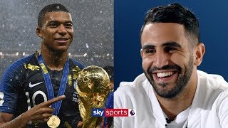 Riyad Mahrez explains why France produce more world class players than England [upl. by Leela485]