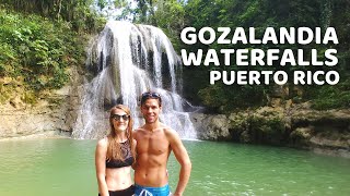 Gozalandia Waterfalls Rope Swing and Waterfall Jump  San Sebastian Puerto Rico [upl. by Leanna]