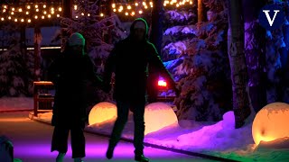 Mistolovo estrena esta impresionante pista de hielo en el interior de un bosque [upl. by Wharton]