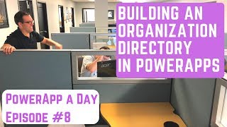 Search an Employee Directory in PowerApps w the Office365Users Connector [upl. by Sheelah]