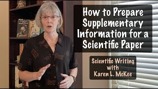 How to Prepare Supplementary Information for a Scientific Paper [upl. by Jacintha358]