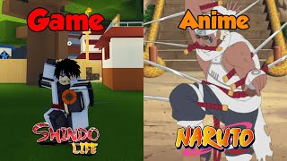 Shindo Life All Ninja Tools Vs Anime [upl. by Arvid212]