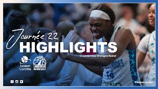 HIGHLIGHTS  Basket Landes vs Landerneau BB [upl. by Siravrat189]