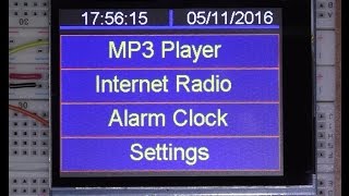 IOT Arduino project  Teensy 36  Internet radio and MP3 player ESP8266 WIFI [upl. by Eob]