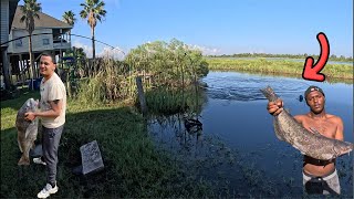 Giant Brackish Water Fishing fishing mancing [upl. by Ingrid]