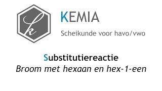 Substitutie Broom met hexaan en hex1een [upl. by Weil]