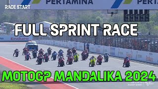 FULL SPRINT RACE MOTOGP INDONESIA MANDALIKA 2024 [upl. by Xella]