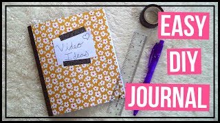 Easy DIY Journal  How To Make Your Own Journal [upl. by Lucy]