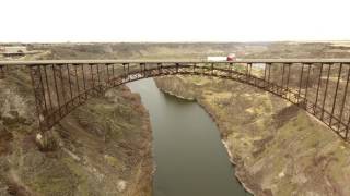 Perrine Bridge Base Jump 11202016 [upl. by Hamehseer970]