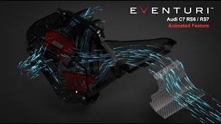 Eventuri C7 RS6RS7 Intake System Animation [upl. by Leumas]