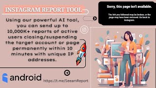 Instagram Auto Report Bot Send a lot of Reports automatically [upl. by Mildrid663]