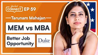 MBA vs Masters in Engineering Management  MEM over MBA  Jobs After MEM  Yocket Study Abroad [upl. by Nirda]