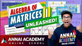 Algebra of Matrices III Mastering Eigenvalues amp Eigenvectors for Class 12 [upl. by Iderf]