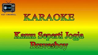 KARAOKE Reggae Kamu Seperti Jogja  Bravesboy [upl. by Loziram399]